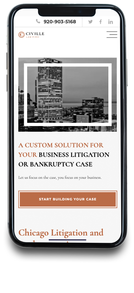 Mobile-first Law Firm Website