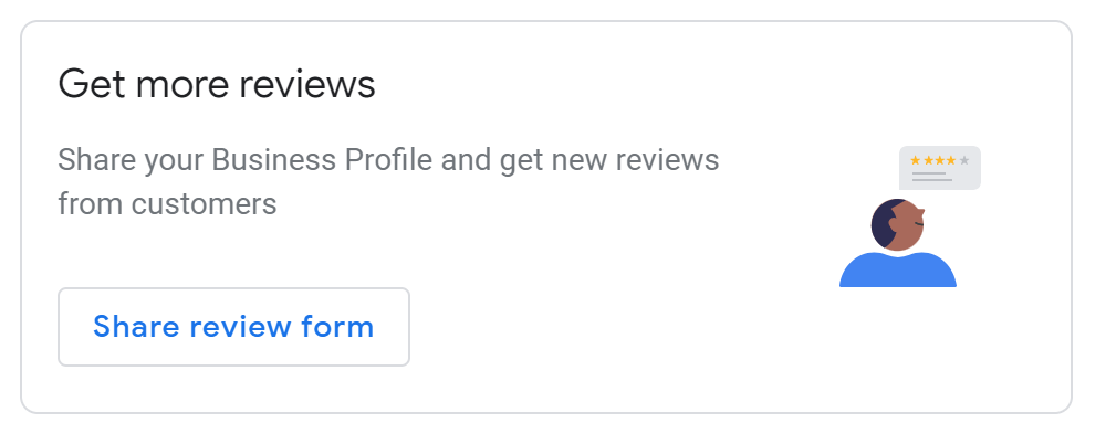 Google review form