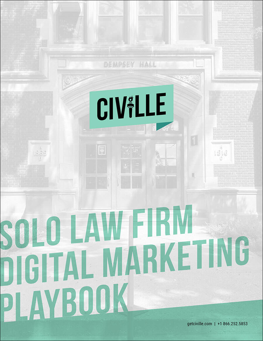 Civille solo law firm guide book cover