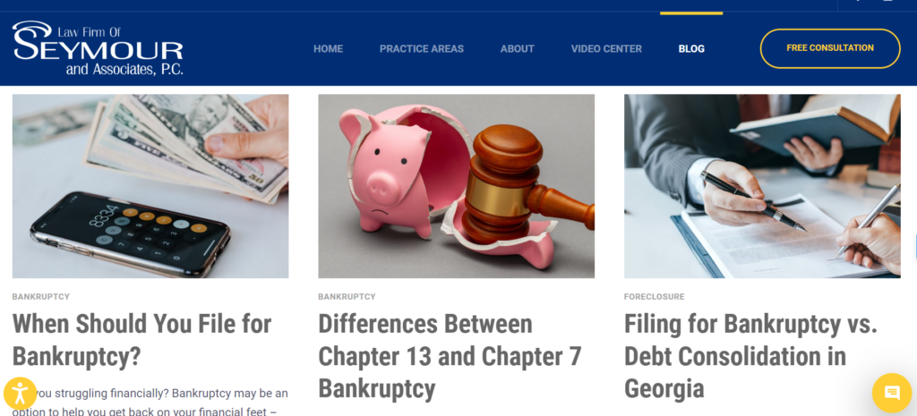 law firm website blog