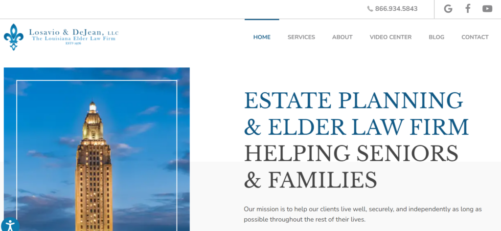 losavio & dejean website