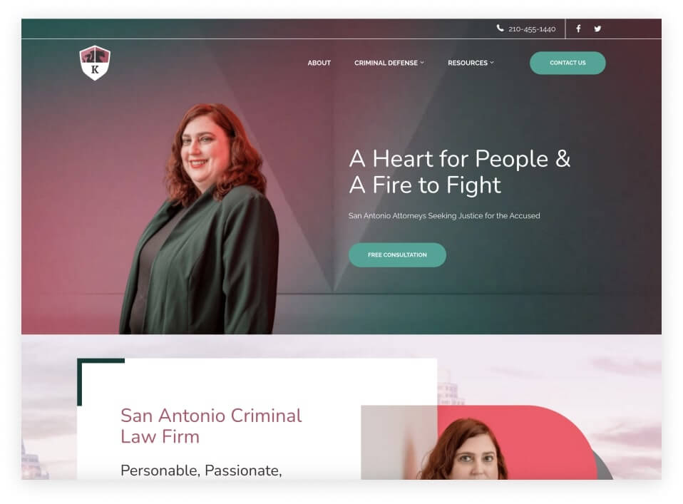 Krause Law website