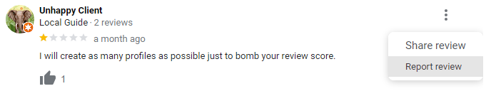 Civille Review Blog - Report a fake review
