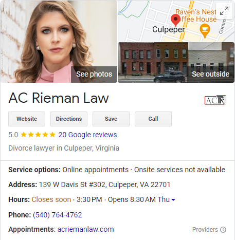 Civille Divorce SEO - GBP