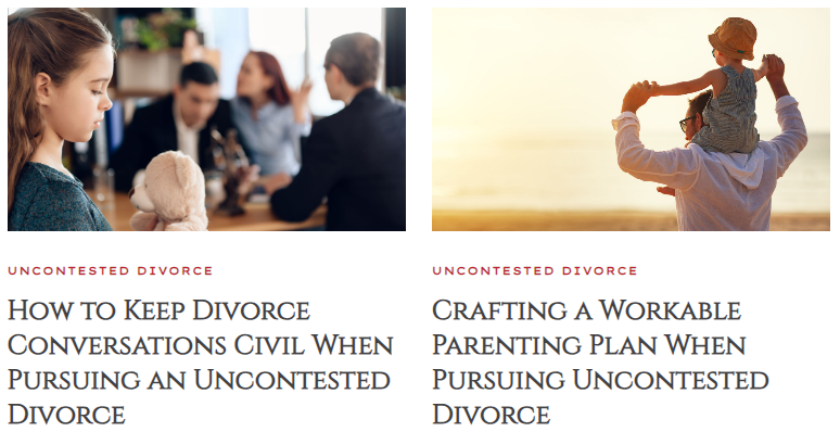 Civille Divorce SEO - Uncontested Divorce Blog Feed