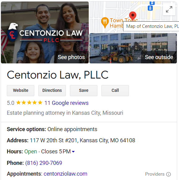Civille Estate SEO Centonzio GBP