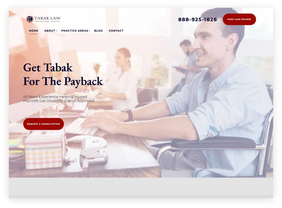 Tabak Law Website