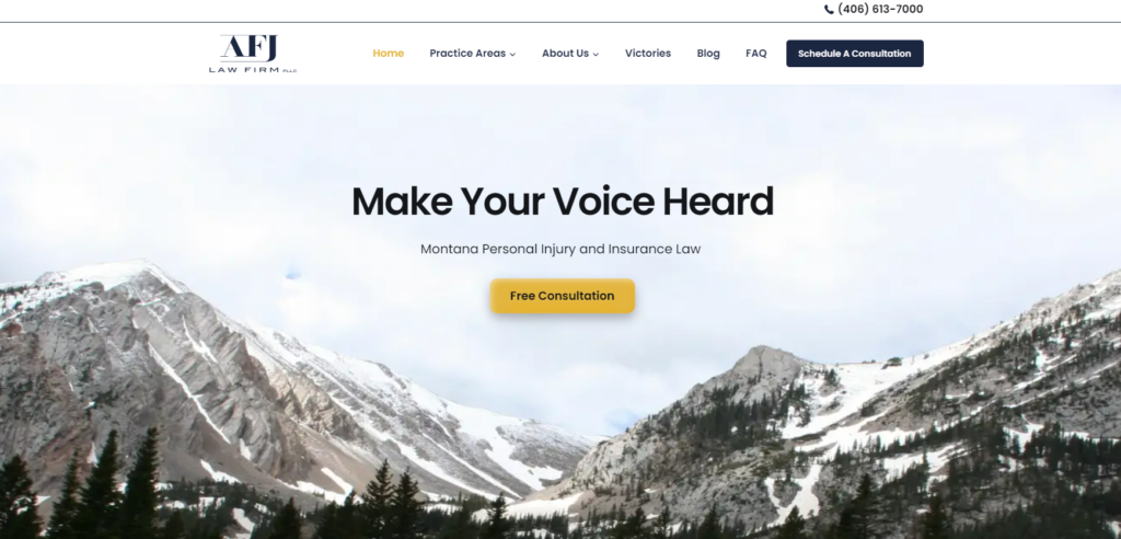Civille Best PI Law Firm Websites - AFJ Law Firm