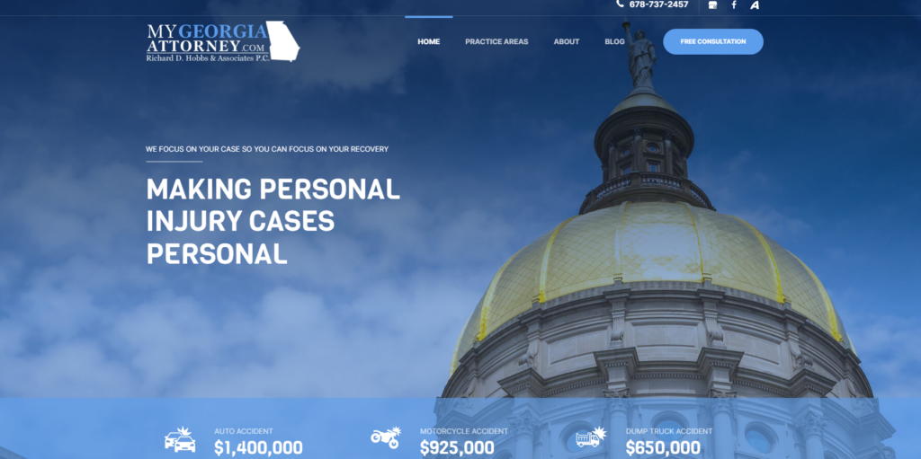 Civille Best PI Law Firm Websites - Richard D. Hobbs