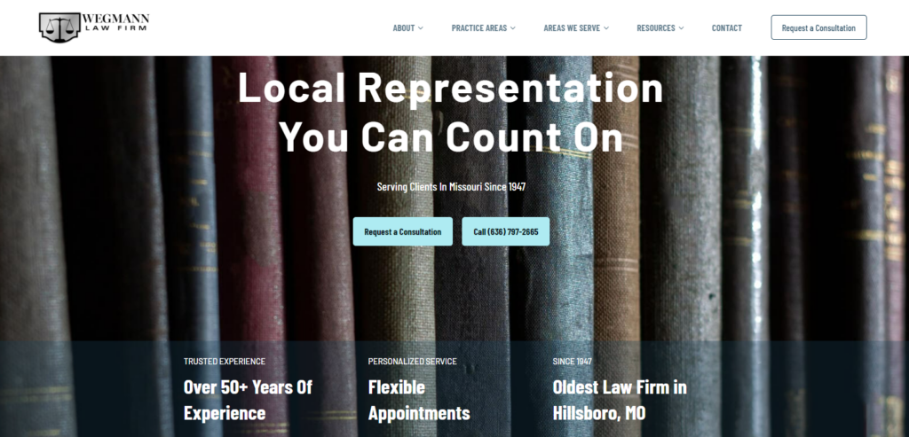 Civille Best PI Law Firm Websites - Wegmann Law Firm