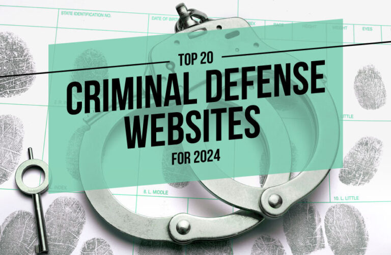 Top 20 Criminal Defense Websites for 2024