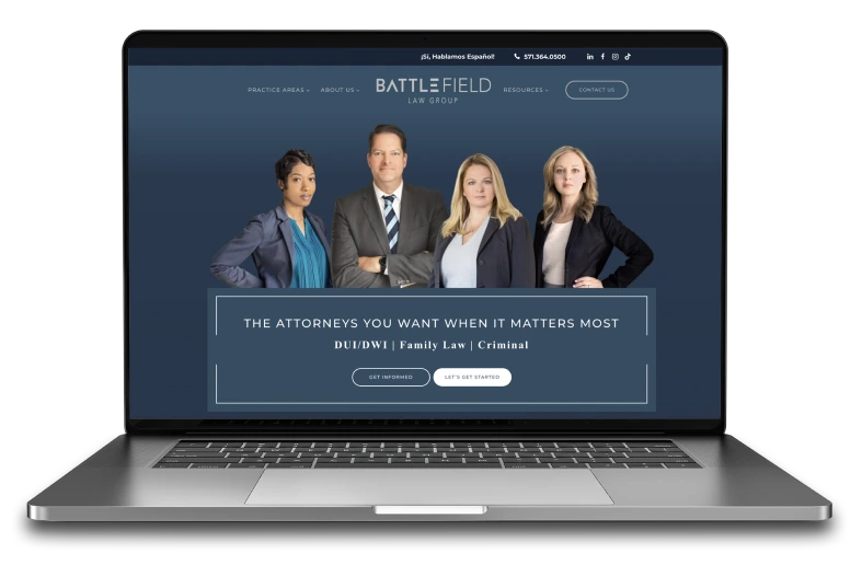 A Laptop with website opened on it