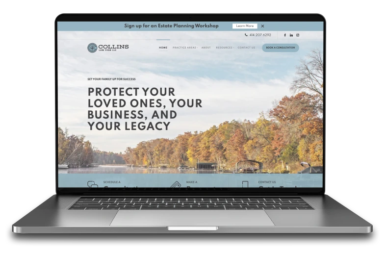 A Laptop with website opened on it