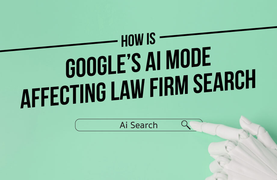 Green Background and Search Bar with Black How is Google’s AI Mode Affecting Law Firm Search Text
