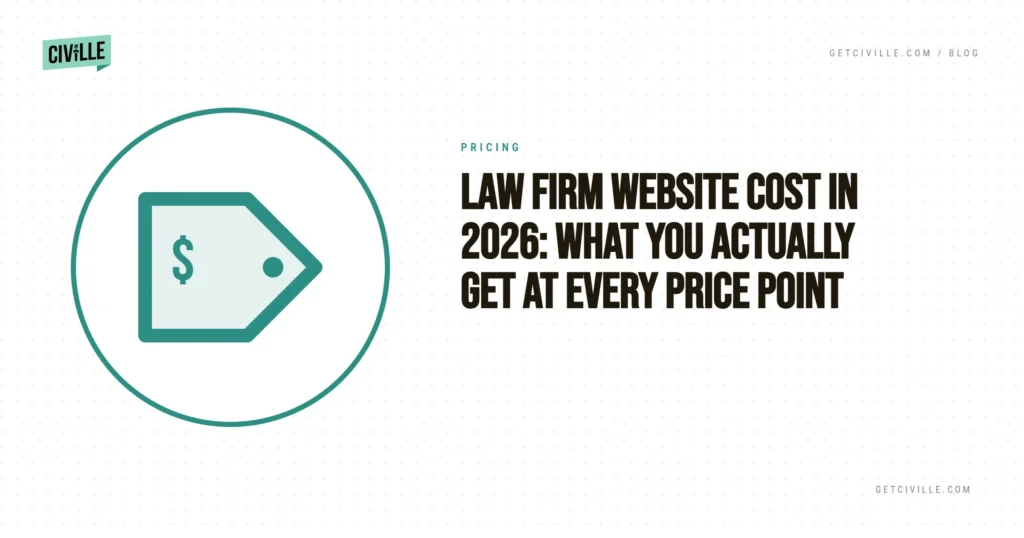law firm website cost