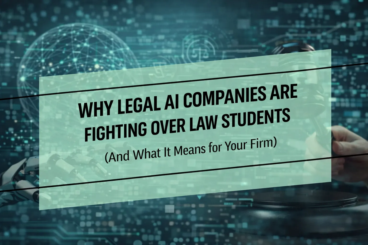 Why Legal AI Companies Are Fighting Over Law Students (And What It Means for Your Firm)