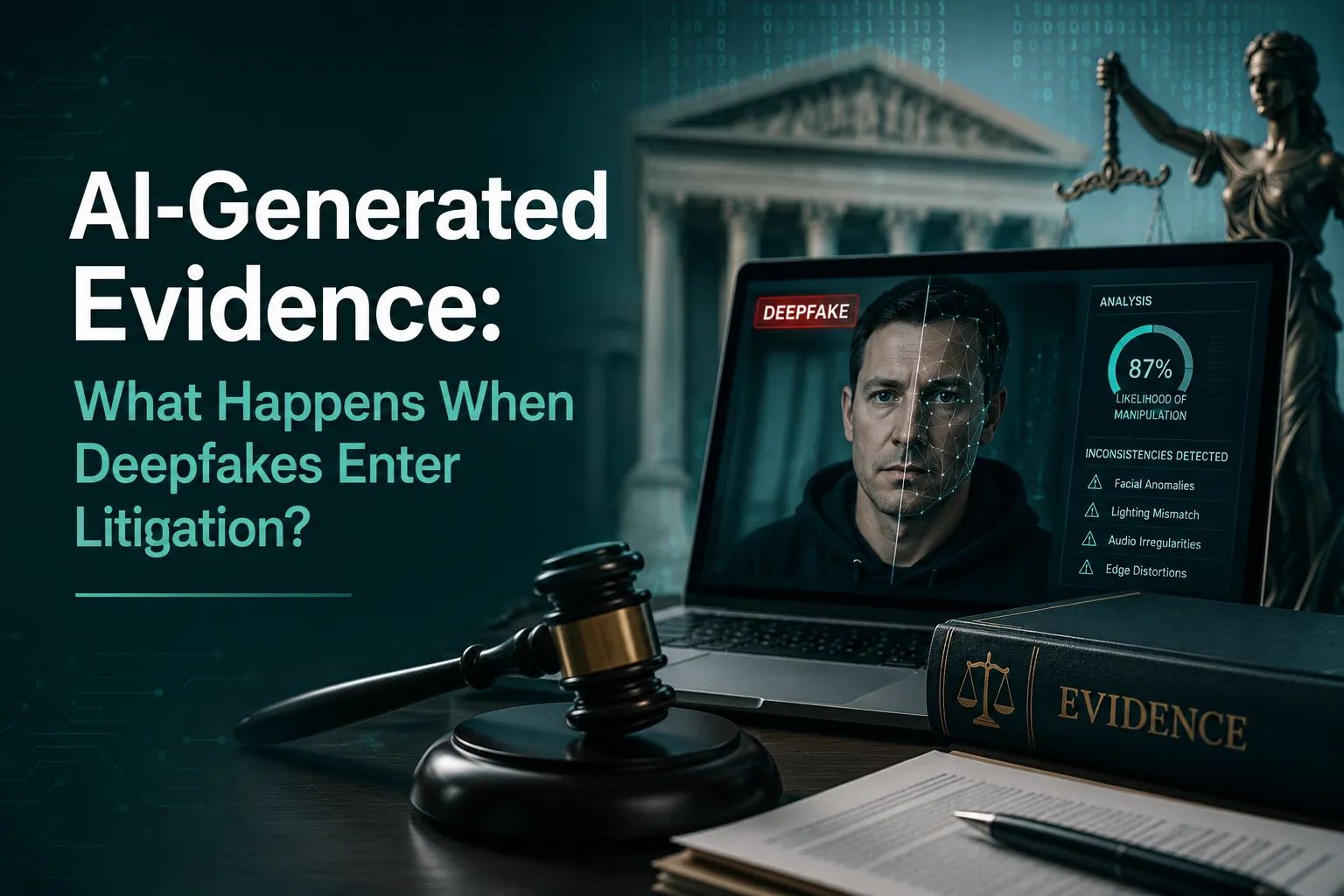 AI-Generated Evidence: What Happens When Deepfakes Enter Litigation?