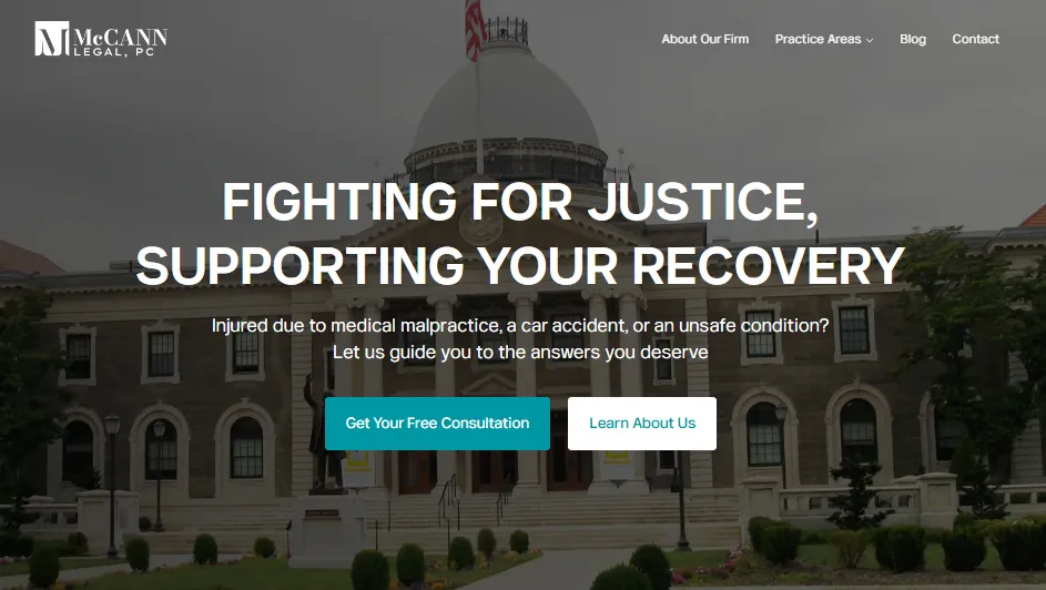 McCann Legal, PC Homepage
