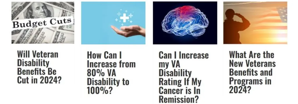 Examples of Blog Previews from VA Benefits Attorneys Blog Website