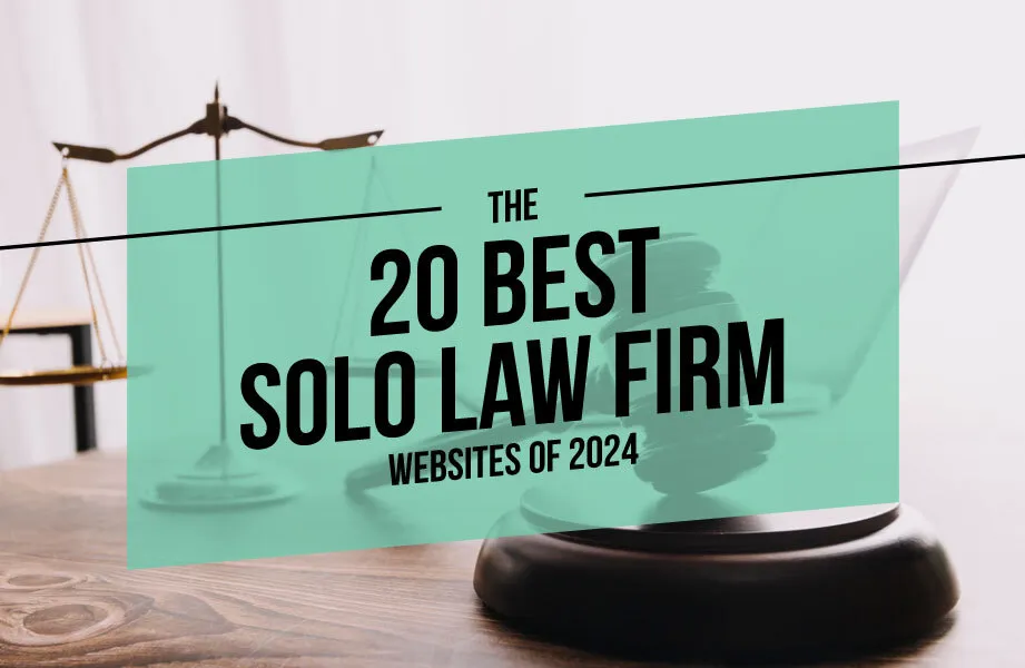 The 20 Best Solo Law Firm Websites of 2024