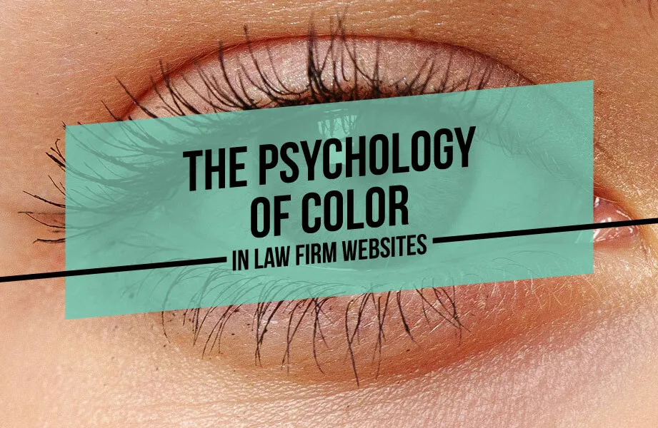 the psychology of color in law firm websites